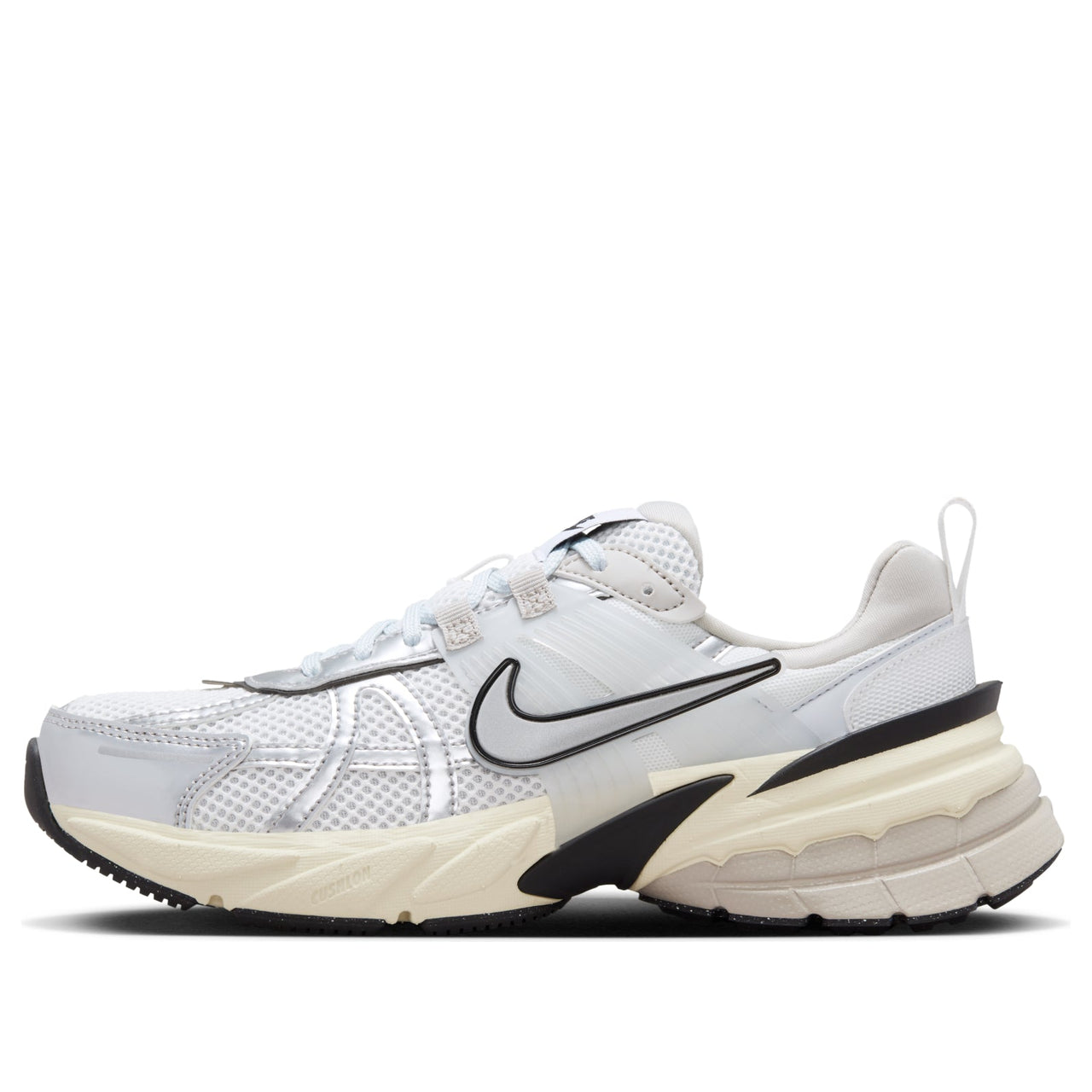 (WMNS) Nike V2K Run 'Summit White Metallic Silver' FD0736-100