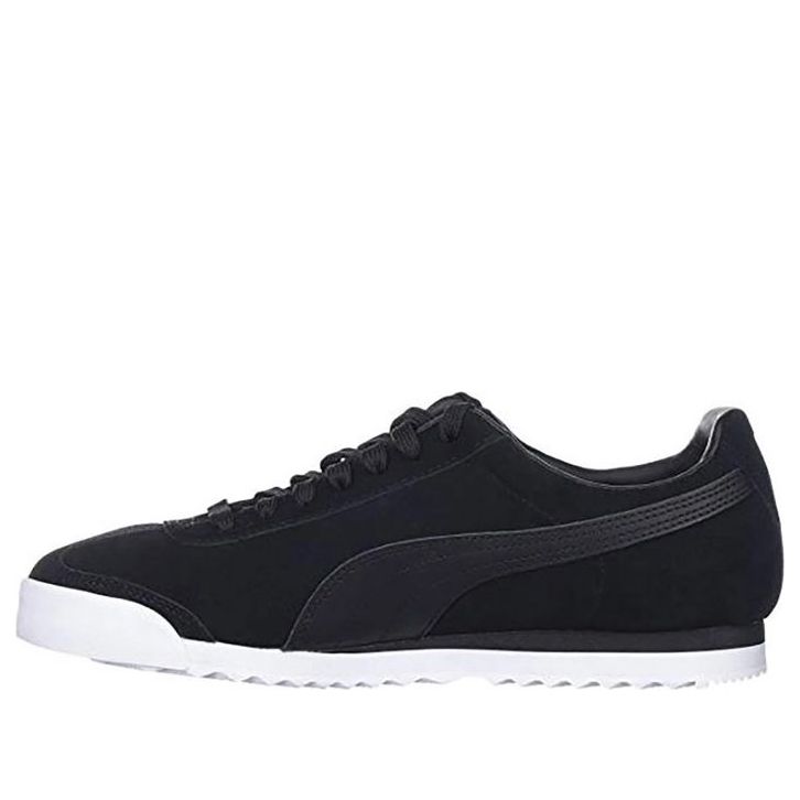 PUMA Roma Suede Running Shoes Black/White 365437-08