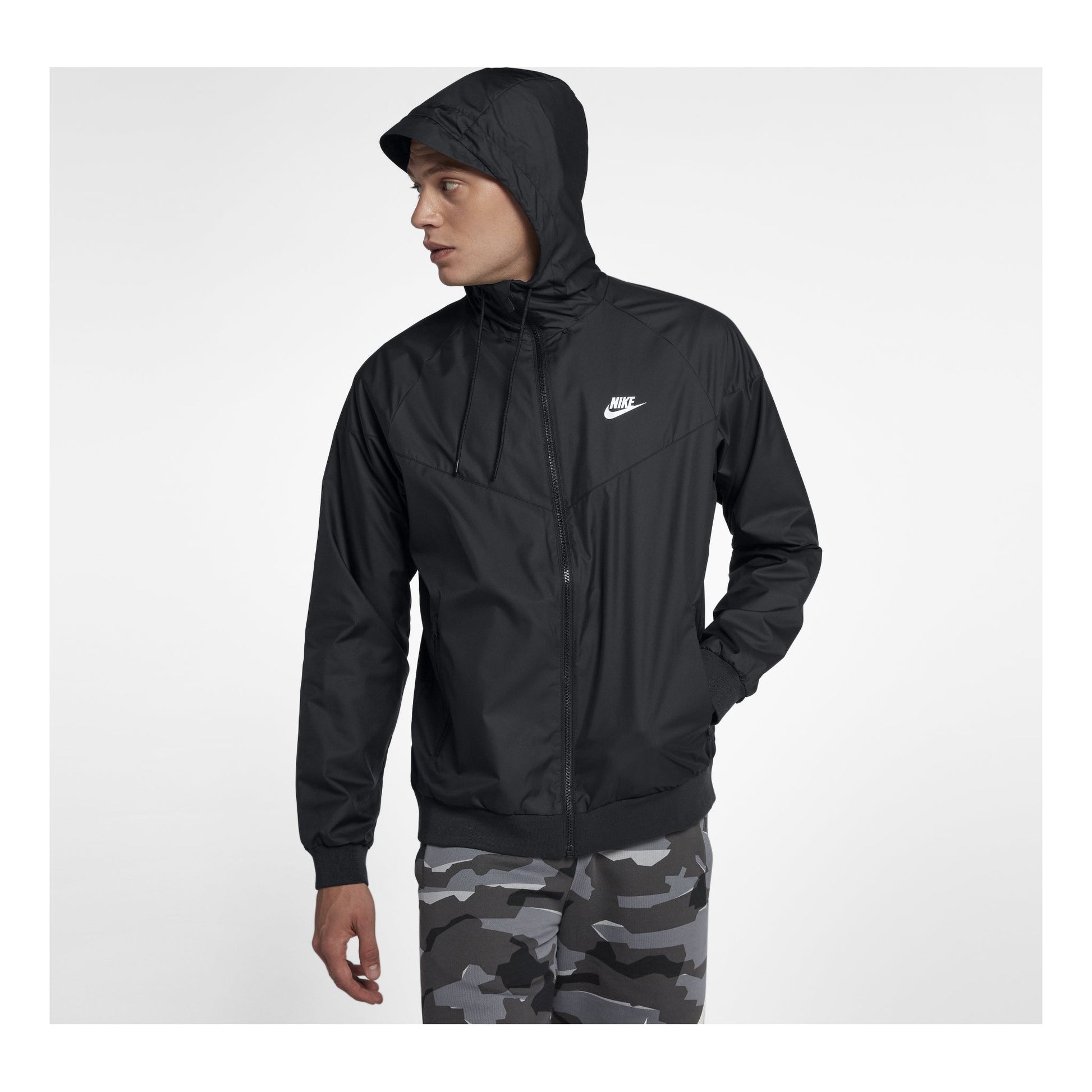 Men's Nike Windrunner Hooded Woven Windbreaker Sports Jacket 727325-010