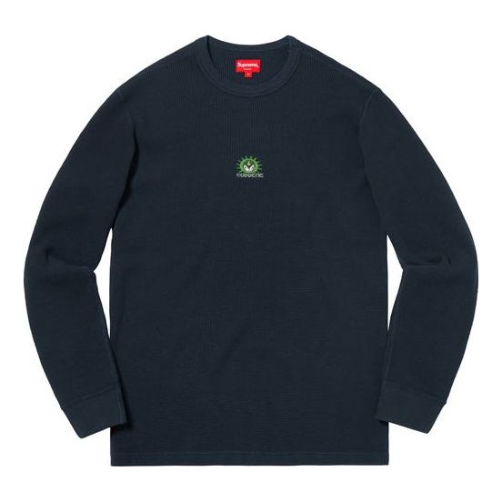 Supreme FW18 Vampire Waffle Thermal NavyT SUP-FW18-1094