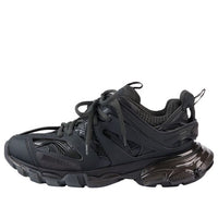 (WMNS) Balenciaga Track Clear Sole Low-Top Nylon Sports Shoes Black 647741W3BM11000