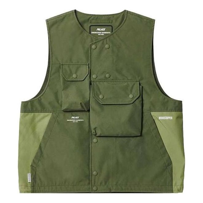 Palace Engineered Garments Outdoor Vest 'Green' P23JK156