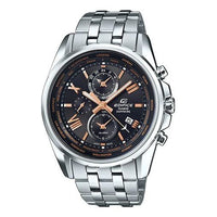 CASIO Waterproof EDIFICE Stainless Steel Strap Mens Black Analog EFB-301JD-1A2021