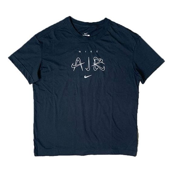(WMNS) Nike Tee Boy Lux Pack Casual Sports Short Sleeve Black CW2857-010