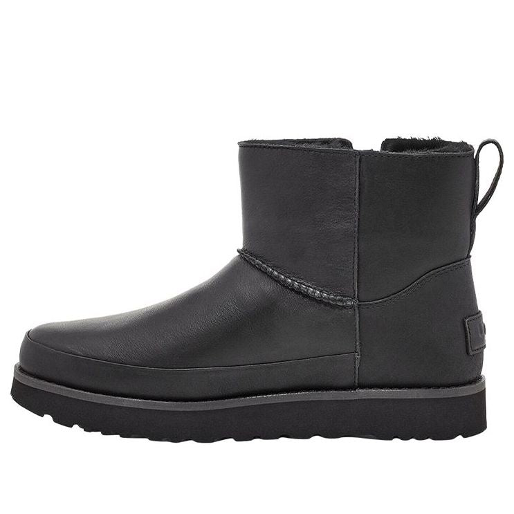(WMNS) UGG Classic Zip Mini 'Black' 1113590-BLK
