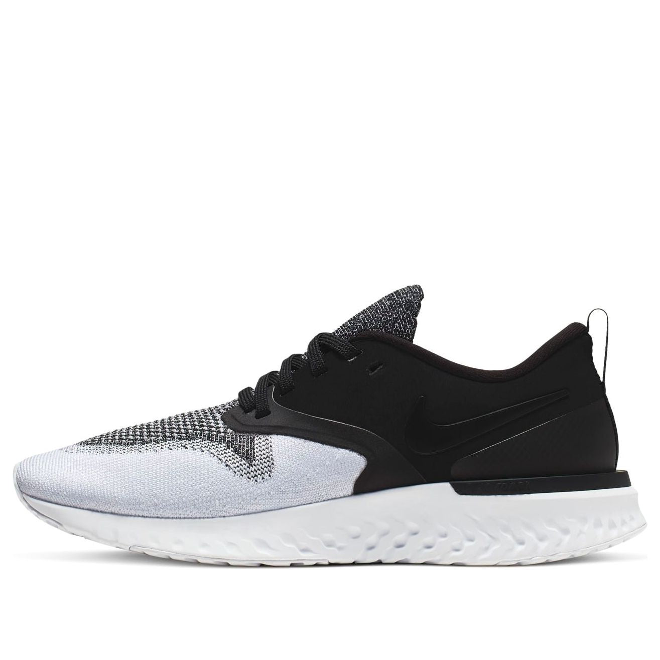 (WMNS) Nike Odyssey React 2 Flyknit 'Black White' AH1016-007