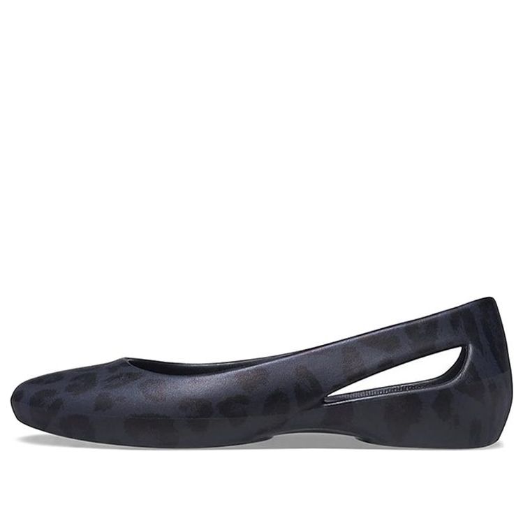 (WMNS) Crocs Sports Sandals Deep Blue Leopard print 206210-90L