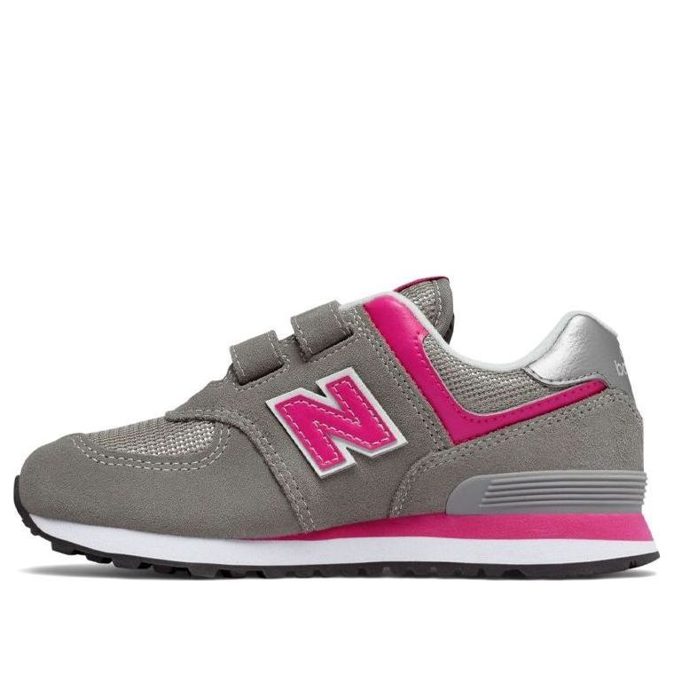 (GS) New Balance 574 Core Grey/Pink YV574GP