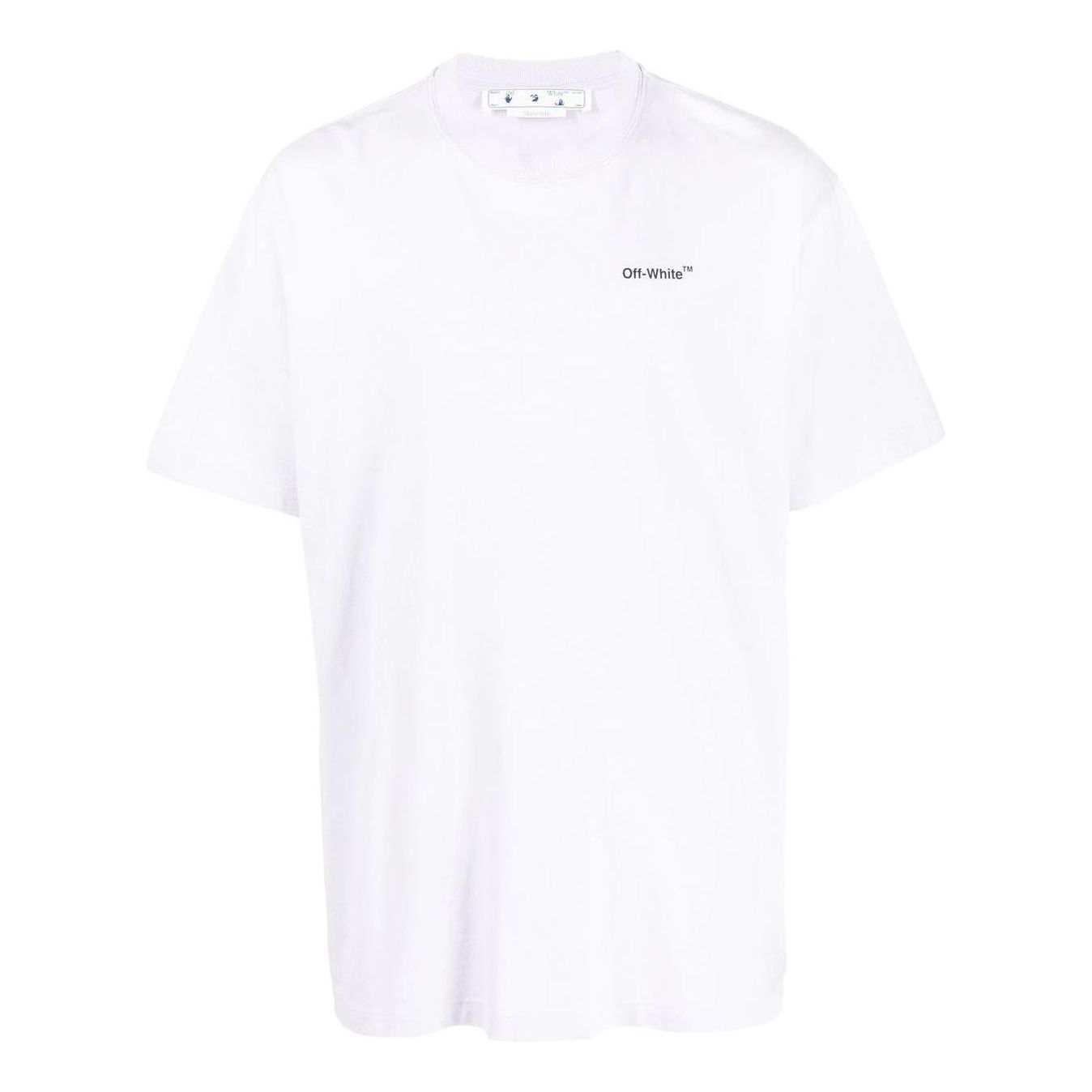 Off-White FW22 Alphabet Logo Printing Short Sleeve T-Shirt 'Light Purple' OMAA038F22JER00236103610