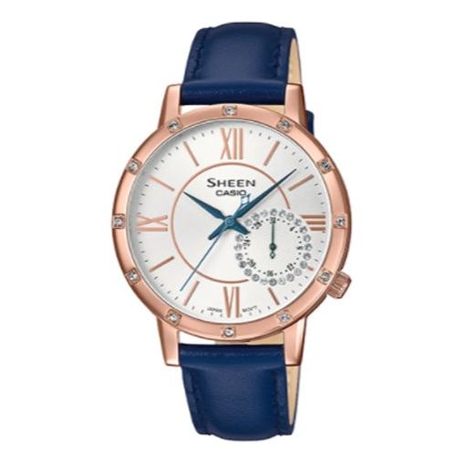 CASIO SHEEN Series Wrist Blue/ White Analog SHE-3046GLP-7C