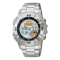 CASIO Stainless Steel Strap Watch AMW-704D-7A Silver Analog/Digital Combo AMW-704D-7A2021