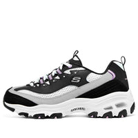 (WMNS) Skechers D'LITES 1.0 'Black' 896209-BKPR