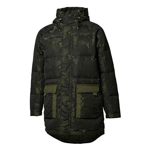 PUMA Hoodie Long Sleeve Jacket 'Green' 581641-70