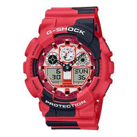 CASIO G-Shock Analog-Digital 'Red' GA-100JK-4A_LIVE