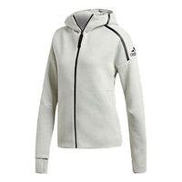 (WMNS) adidas Sports Stylish Knit Jacket Silver Gray CZ2826