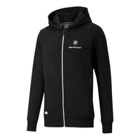 PUMA x BMW M Motorsport Regular Fit Full-Zip Regular Fit Hoodie 'Black White' 531187-01