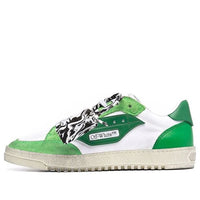 Off-White Vulcanized 5.0 Low-Top Sneaker 'Green White' OMIA227F21FAB0010155