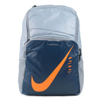 Nike Brasilia Medium Backpack-9.0 MTRL 'Blue Grey Orange' BA6214-464