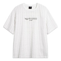 Li-Ning Way Of Wade Striped Graphic T-shirt 'White' ATSU347-5