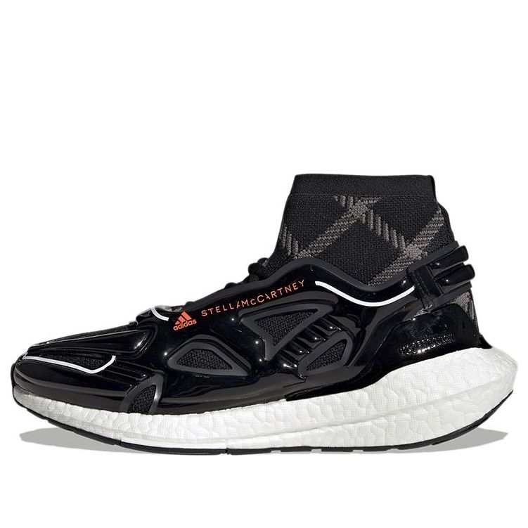 (WMNS) adidas x Stella McCartney Ultraboost 22 Elevated 'Core Black Signal Orange' HQ6187