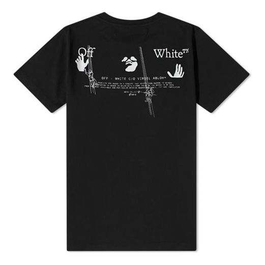 Off-White FW20 Worker Embroidered Short Sleeve OMAA027E20JER0031001