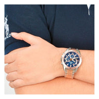 CASIO Quartz EDIFICE Stainless Steel Strap Mens Blue Analog EFR-552SG-2A2021