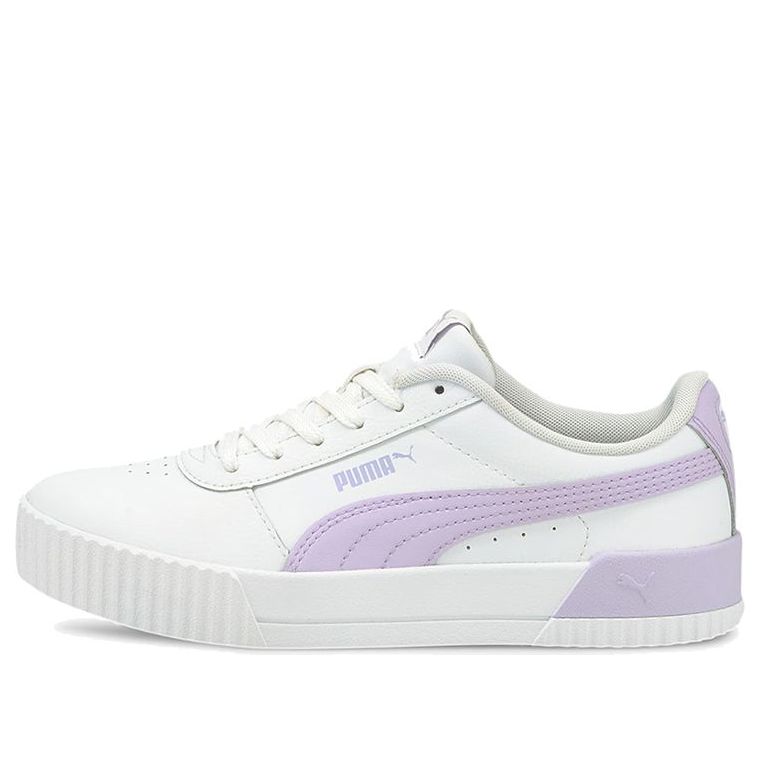 (WMNS) PUMA Carina Leather 'White Light Lavender' 370325-39