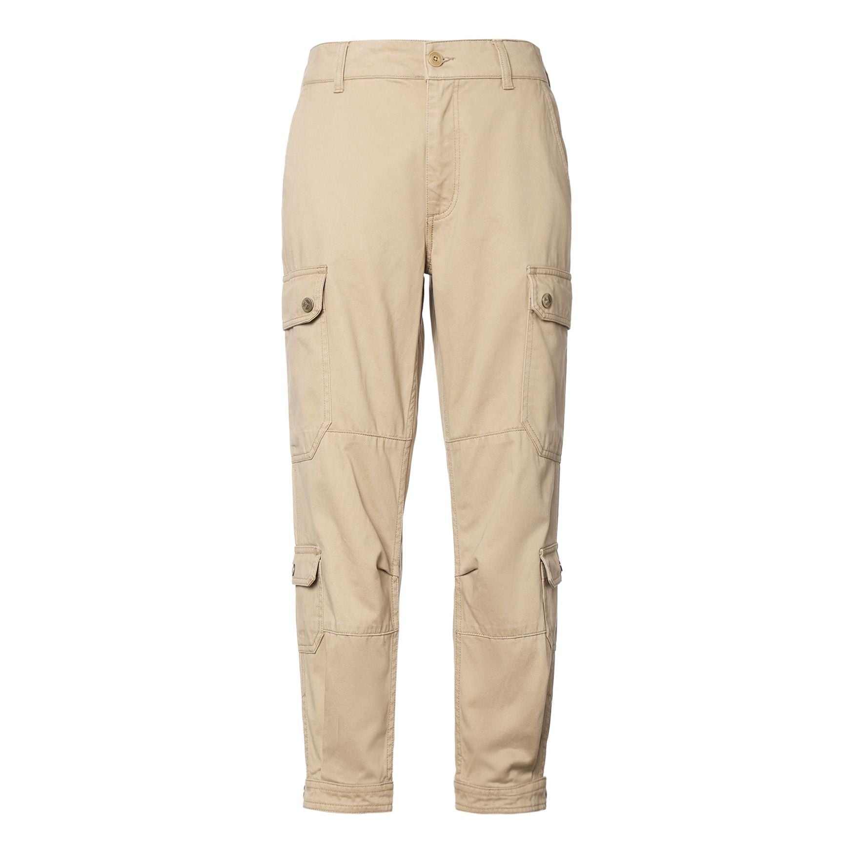 (WMNS) Converse Woven Cargo Utility Pants Asia Sizing 'Beige' 10019438-A01