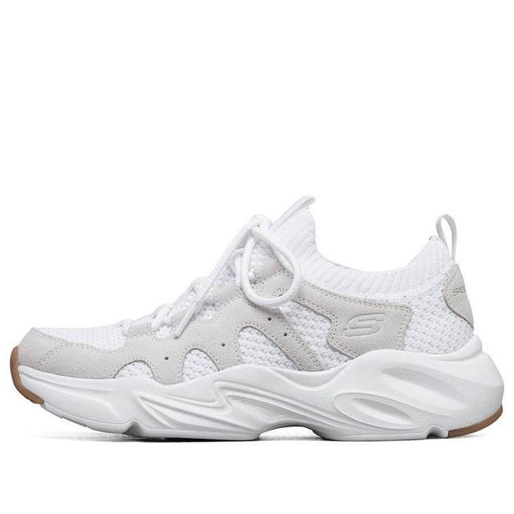 (WMNS) Skechers Stamina Airy Low-Top Running Shoes White 66666257-WNT