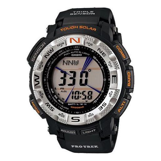 Men's CASIO Protrek Series 200 Meter Waterproof Date Display Luminous Solar Power Movement Watch Mens PRG-260-1
