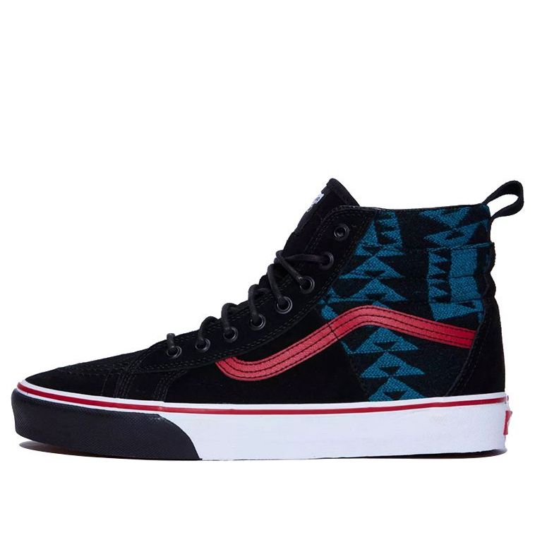 Vans All Nations Skate Jam x SK8-HI 46 DX 'Black Blue Red' VN0A4JFFBLK