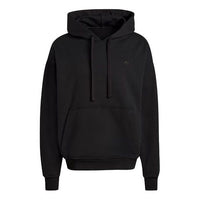 adidas originals Blue Version Series Cotton hooded Pullover Sports Black H23139
