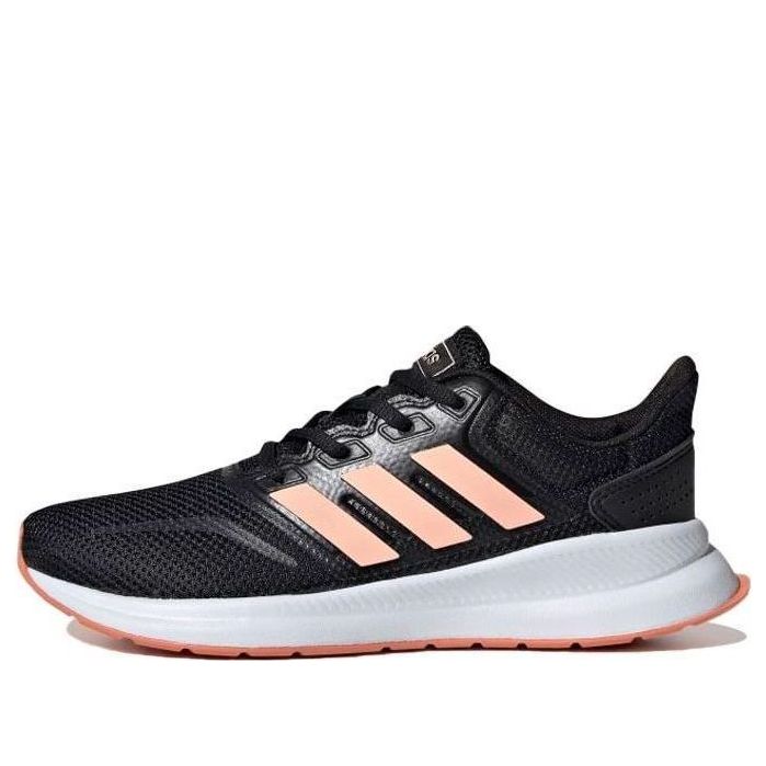 (GS) adidas Runfalcon J 'Black White Pink' EE6932