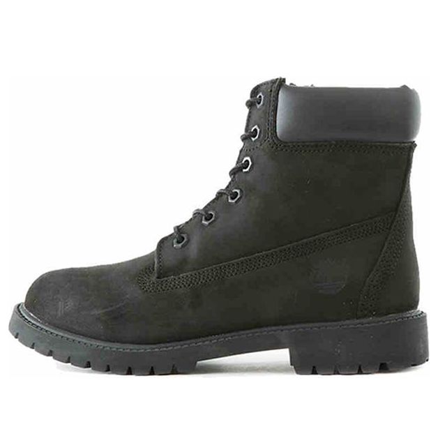 Timberland 6 Inch Premium Waterproof Wide Fit Boots 'Black Nubuck' 12907W
