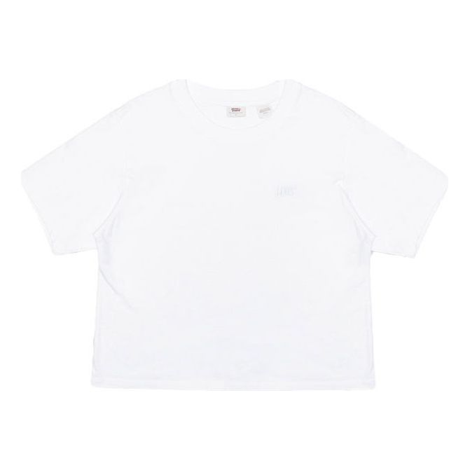 Levis Casual Solid Color Short Sleeve White 38255-0001