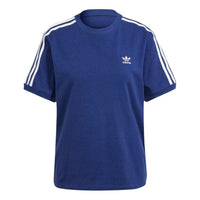 (WMNS) adidas Adicolor 3-Stripes T-shirt Asia Sizing 'Blue' IR8053