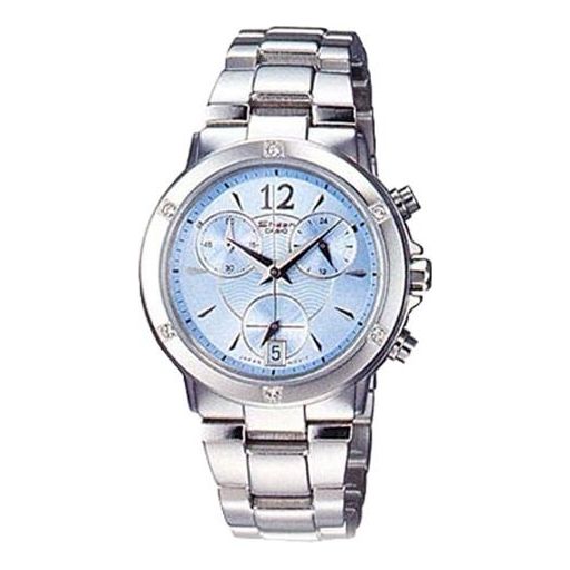 CASIO SHEEN Waterproof Stainless Steel Strap Blue Analog SHN-5002D-2ADR