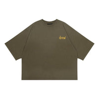 Drew House Scribble Boxy T-shirt 'Faded Olive' DR-FW22-008
