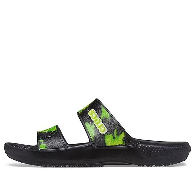 Crocs Soft Sole Shoe Black Green Unisex 'Black Green' 207283-0GU