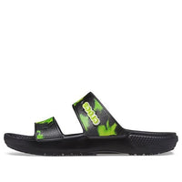 Crocs Soft Sole Shoe Black Green Unisex 'Black Green' 207283-0GU