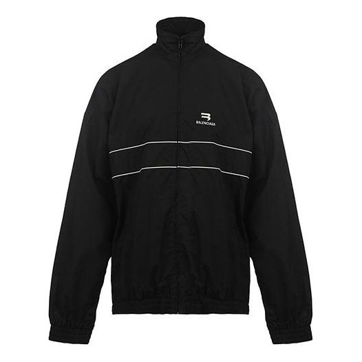 Balenciaga Sporty B Tracksuit Jacket 'Black' 681882TYB181000