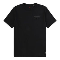Men's Levis Logo Printing Casual Short Sleeve Black 34201-0028