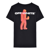 Off-White Character Earth Printing T-Shirt 'Black Red' OMAA027S191850161088
