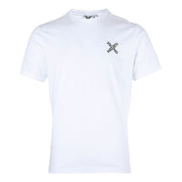 Men's KENZO SS21 Cozy Alphabet Printing Short Sleeve White 5TS0014SJ-01