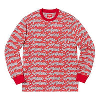Supreme SS19 Signature Script Logo LS Pocket Tee SUP-SS19-926
