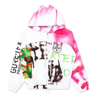 Off-White Goretex Graffiti Printing Hooded Jacket Men Multicolor OMBB053E19E350200188