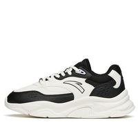 (WMNS) ANTA Life Collection Leather 'White Black' 122148860-7