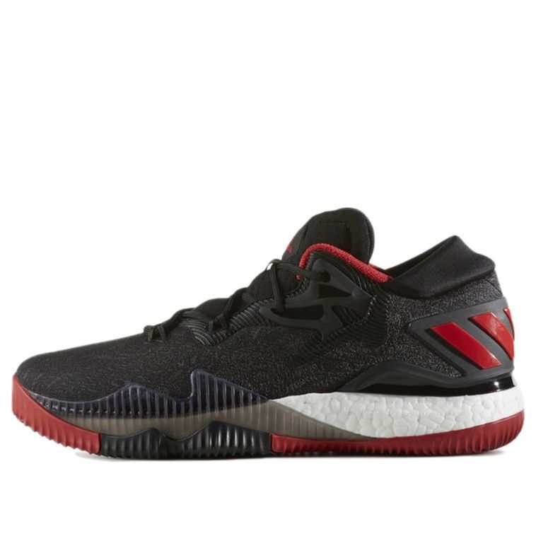 adidas Crazylight Boost Low 2016 'Core Black Scarlet' AQ8279