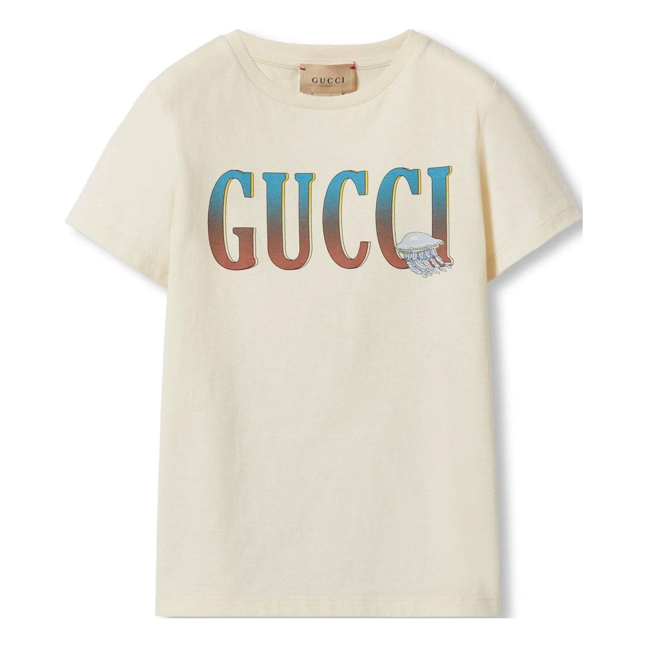 (GS) Gucci Printed Cotton T-shirt 'White' 547559-XJGJA-9079