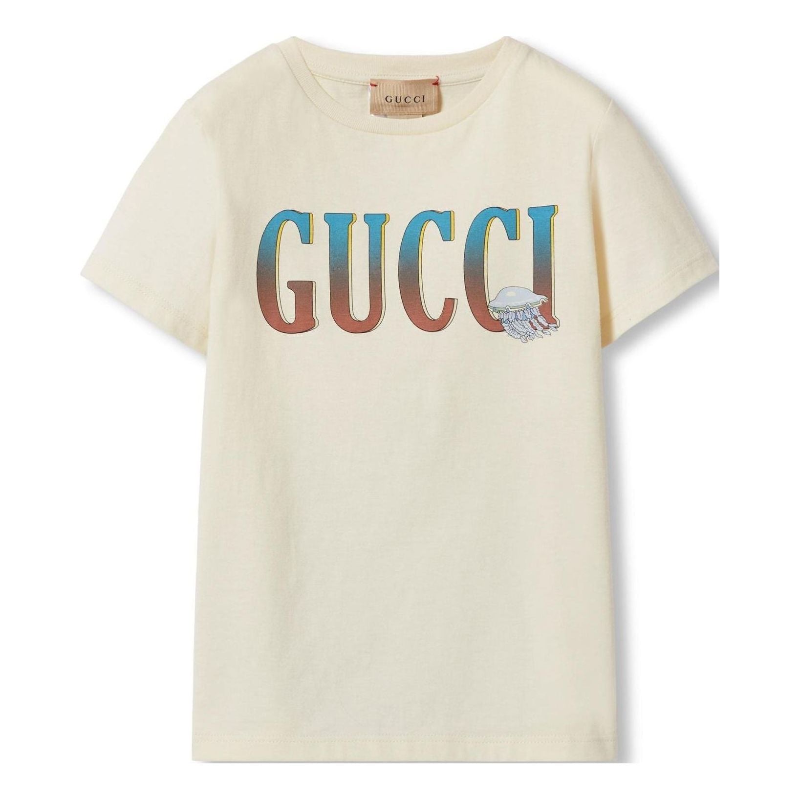 (GS) Gucci Printed Cotton T-shirt 'White' 547559-XJGJA-9079